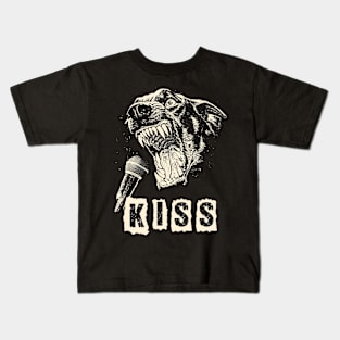 k i s s ll beast scream Kids T-Shirt